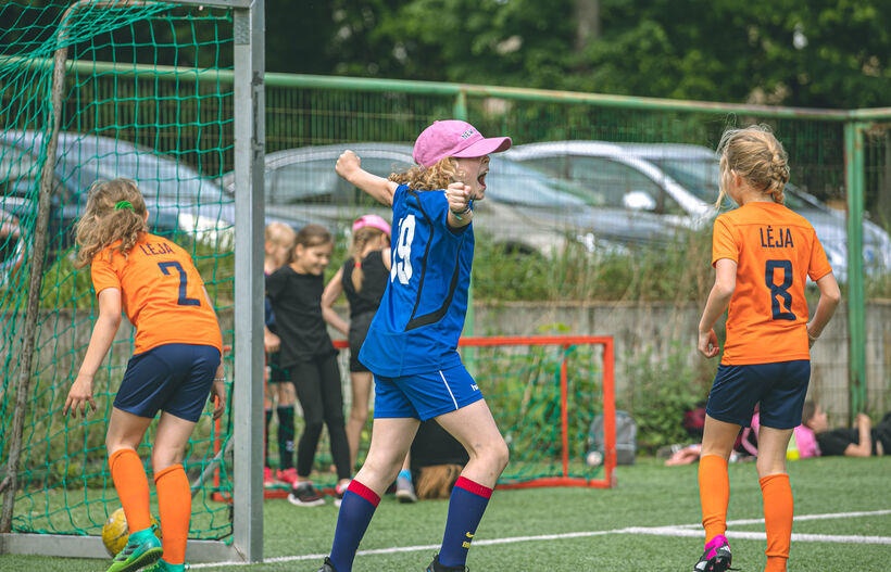 Mergaičių futbolo stovykla